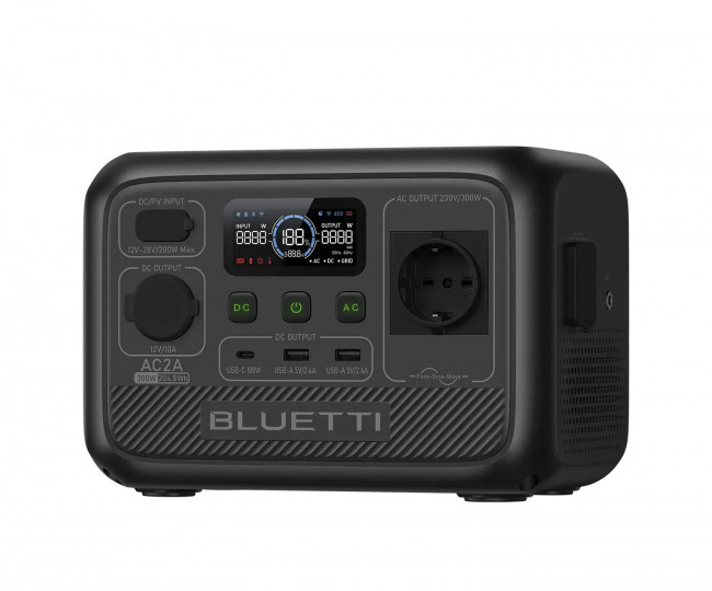 Портативна зарядна станція BLUETTI AC2A Portable Power Station | 300W 204Wh